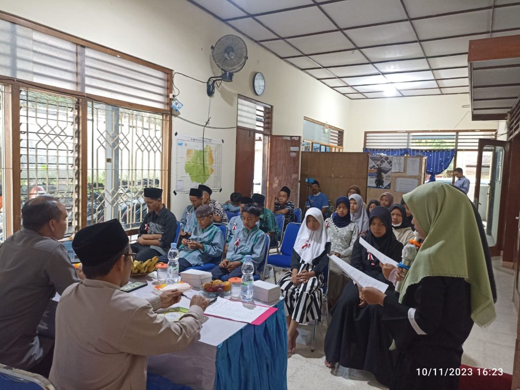 Semarak Peringati Hari Pahlawan, Ini Pesan Kapolsek Muntilan Kepada Anak Asuh Yayasan Sosial Umi Kulsum Magelang