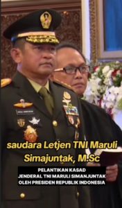 Kami Keluarga Besar Media trankonmasinews.com Mengucapkan Selamat Atas Di Lantiknya Bapak Jendral Maruli Simajuntak M.sc