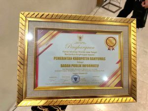 Banyumas Raih Penghargaan Keterbukaan Informasi Publik 2023