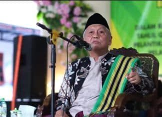 KH. Chalwani Hadiri Peringatan Hari Santri MWC NU Bener MWC NU