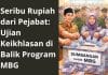 Rp 1000,- dari Pejabat: Ujian Keikhlasan di Balik Program MBG Program