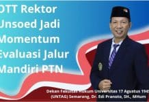 OTT Rektor Unsoed Jadi Momentum Evaluasi Jalur Mandiri PTN