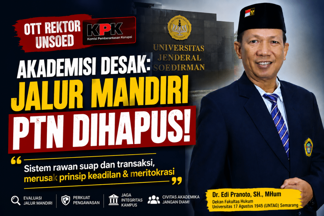 OTT Rektor Unsoed oleh KPK pada Agustus 2026OTT Rektor Unsoed oleh KPK pada Agustus 2026