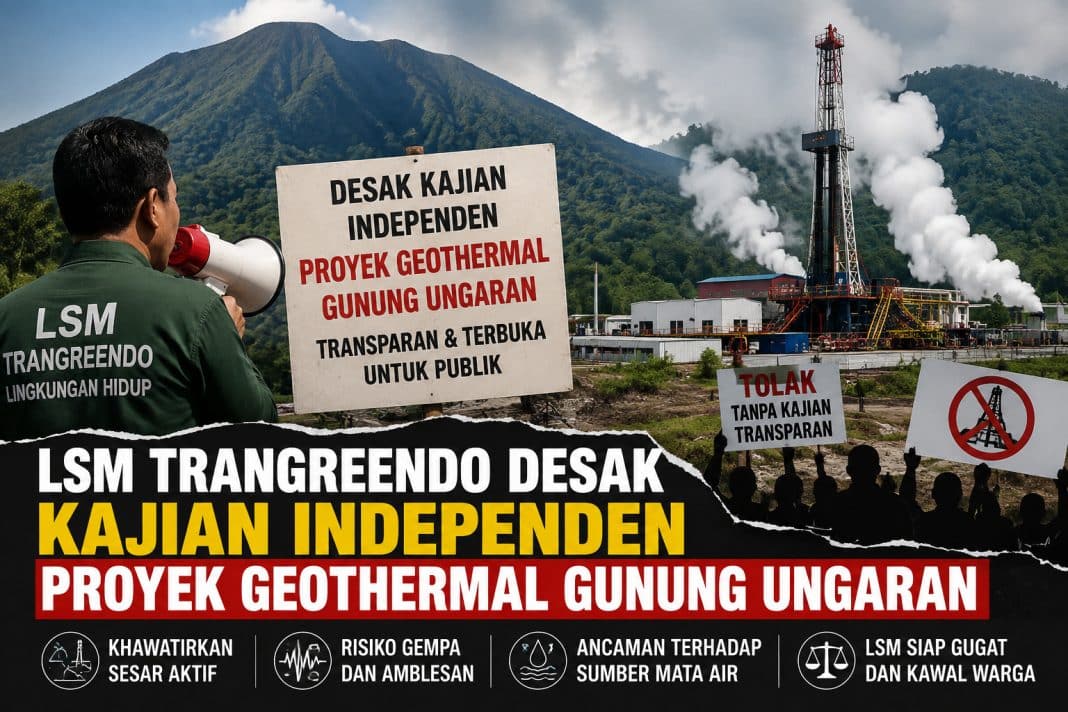 Ketua LSM Lingkungan Hidup Transgreendo membahas proyek geothermal Gunung Ungaran