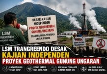 Ketua LSM Lingkungan Hidup Transgreendo membahas proyek geothermal Gunung Ungaran